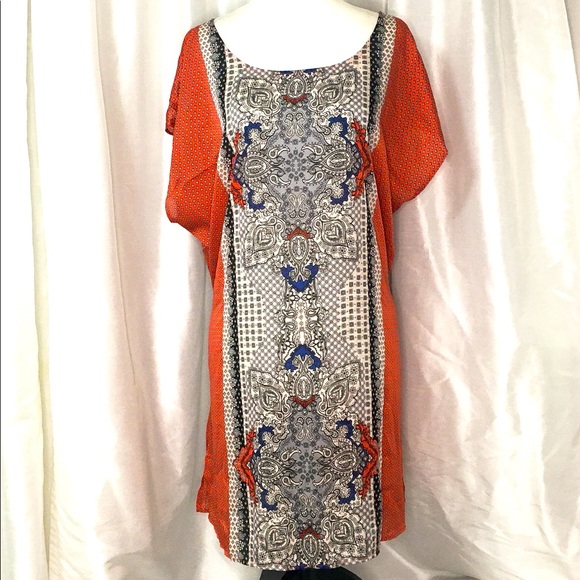 5 for $50!!! Reitmans Bohemian styled paisley tunic, size XXL. - Picture 1 of 4